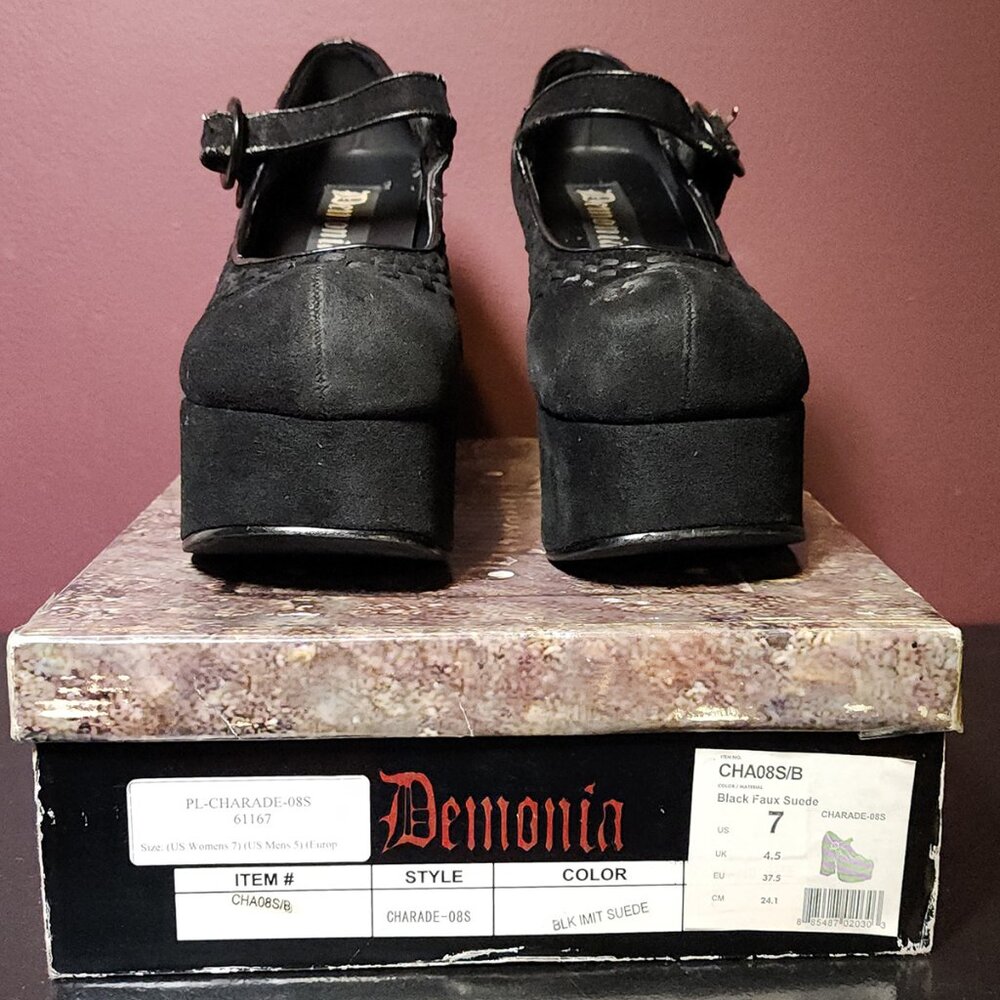 Vintage Demonia Platform Heels - Size 7 - Picture 7 of 9